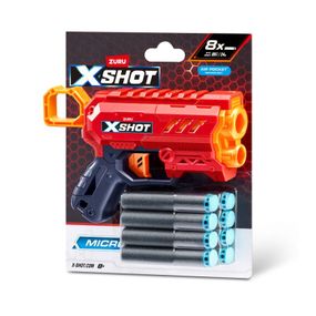 Игрушечное оружие Zuru X-Shot Быстрострельный бластер Excel Micro 2.0 Color Card (8 патронов) (36726TQ1R)