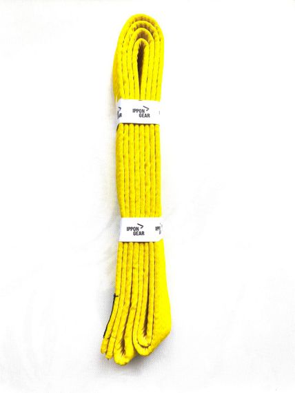 Жовтий пояс IPPON GEAR серія CLUB 2 260см | Зображення 1