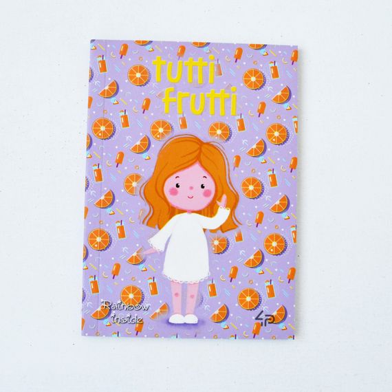 Блокнот 4Profi "Artbook Rainbow "Tutti Frutti", orange 48 арк. формат А6 901326