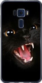 Чехол на Asus Zenfone 3 ZE520KL Чёрная кошка "932u-449-17620"