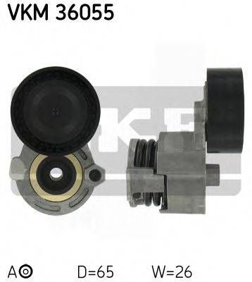 Ролик натягувача ременя (Вир-во SKF) SKF VKM36055 на RENAULT MEGANE CC (EZ0/1_)