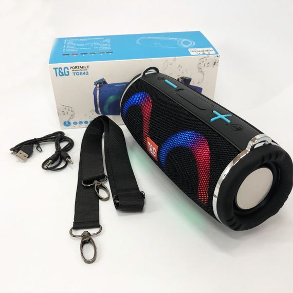 Колонка портативна з радіо блютус TG642, Bluetooth колонка з радіоприймачем Якісна Bluetooth OS-39 | Зображення 4