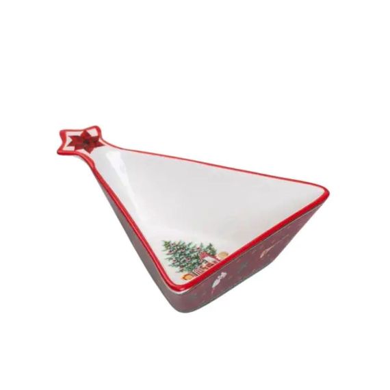 Салатница в форме елки 14.5×12 см новогодняя HP-SD-3 | Зображення 3