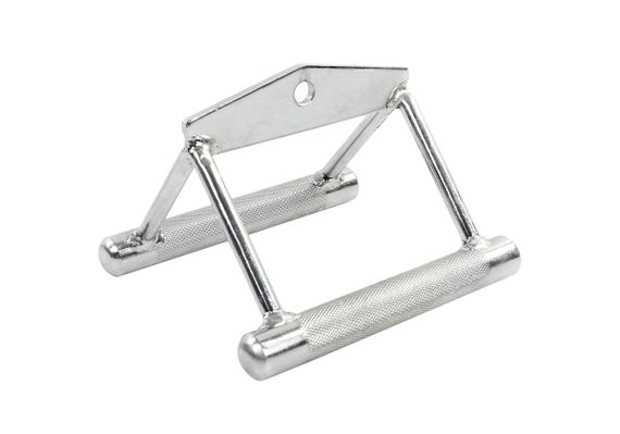 Ручка для нижньої тяги подвійна EasyFit хромована (EF-8099)