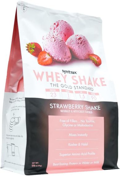 Протеин Syntrax Whey Shake Protein 907g (Strawberry) | Зображення 2