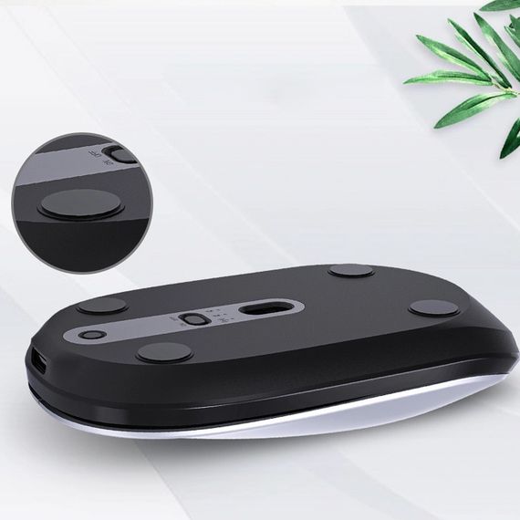 Беспроводная мышь WIWU WM110 Office Mouse (2.4G+Bluetooth) Silver | Зображення 5