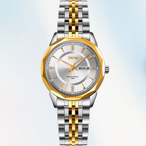 Skmei 9264TGDSI Silver/Gold-Silver | Зображення 3