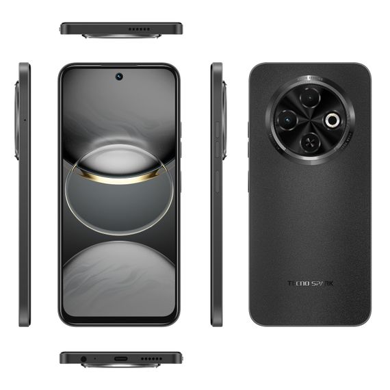 Смартфон TECNO  Spark 30C (KL5n) 6.67' 8/256ГБ, 2SIM, 5000мА•год, Orbit Black (4894947051760) | Зображення 6