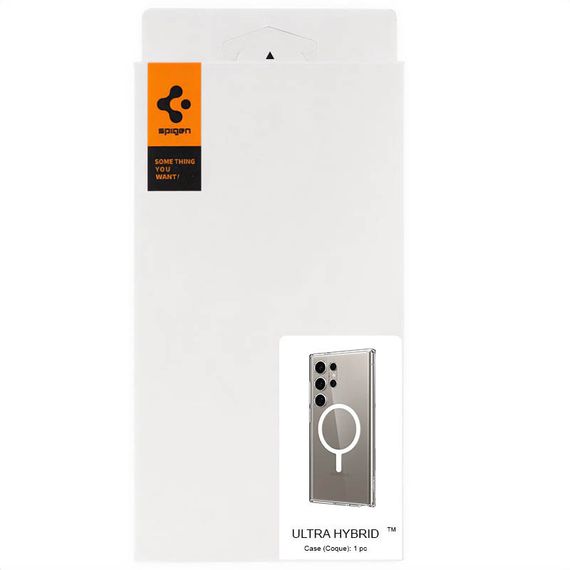 Чохол SGP Ultra Hybrid (MagFit) для Samsung Galaxy S25 Ultra Прозорий | Зображення 5