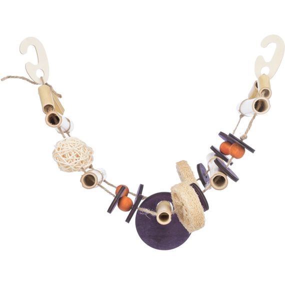 Підвісний міст Trixie для птахів на сизалі бамбук кокос ратанг дерево 45 см | Зображення 1