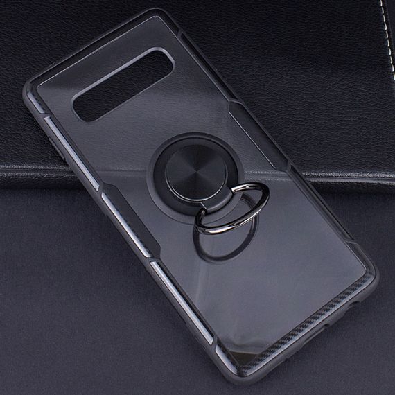 Чохол бампер Primolux Ring Magnetic Stand для смартфона Samsung Galaxy S10 Plus (SM-G975) - Black | Зображення 8
