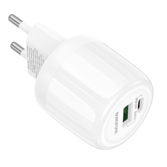 МЗП Borofone BA93A Lustrous PD20W+QC3.0 (1USB-A/1C) | Зображення 3