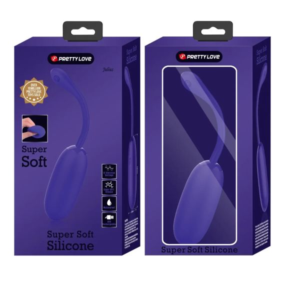 Віброяйце, що перезаряджається Pretty Love - Julius EGG Purple, BI-014653-3 Sex Aura | Зображення 9