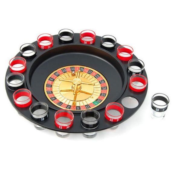 Рулетка зі стопками Drinking Roulette Set i3-90 алко рулетка казино на 16 чарок | Зображення 3