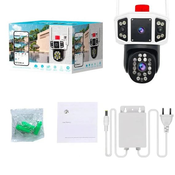 Вулична WiFi камера 4Мп з двома об'єктивами XPRO YC101 (234574568_1345) | Зображення 8