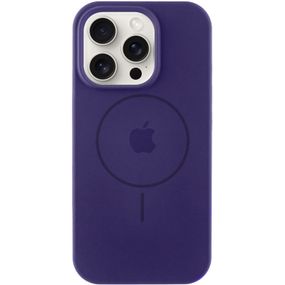 Чохол Silicone Case Full Protective (AA) with MagSafe для Apple iPhone 15 Pro Max (6.7") Фіолетовий / Elderberry
