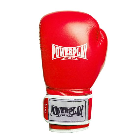 Боксерські рукавиці 8 унцій дитячі PowerPlay 3019 Червоні | Зображення 7