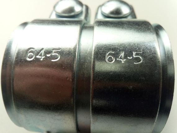 Хомут вихлопної системи 60/64,5x75 мм, Fischer (004-961) | Зображення 1