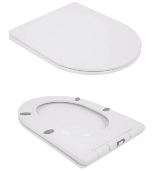 Унітаз підлоговий Qtap Jay Eco Ultra Quiet з сидінням Slim Duroplast/ Soft-close/ Quick Release QTJAY27W48749 | Зображення 4