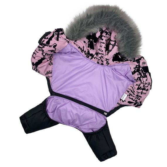 Комбінезон зі знімними штанами флок рожевий CO-26 | Зображення 4