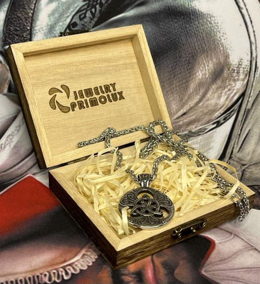 Кулон підвіска Vikings Celtic Knot амулет у кельтському стилі з ланцюжком - Silver | Зображення 4