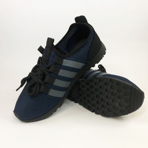 Чоловічі кросівки текстиль, чоловічі кросівки із сітки 40 розмір. Літні кросівки. Модель 54654. Колір: синій | Зображення 1