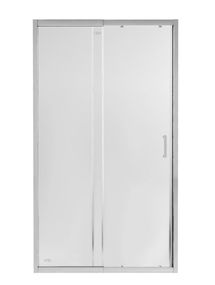 Душові двері в нішу Qtap Taurus CRM201-11.C6 110-120x200 см, скло Clear 6 мм, покриття CalcLess (TAUCRM201112C6)