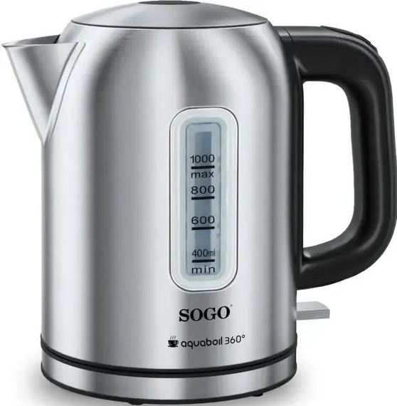 Электрочайник SOGO SS-7780 1 л серебристый