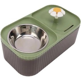 Миска та напувалка для годування домашніх тварин Зелена
