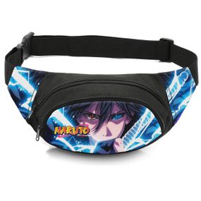Сумка-бананка детская с принтом  Аниме Наруто Акацуки поясная сумка для мальчика (4467)