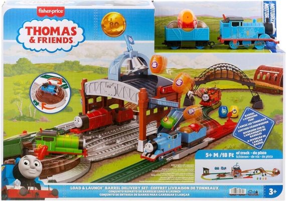 Залізниця Паровозик Томас і друзі Пригоди з цистернами Fisher-Price Thomas & Friends Load & Launch Barrel Delivery Set