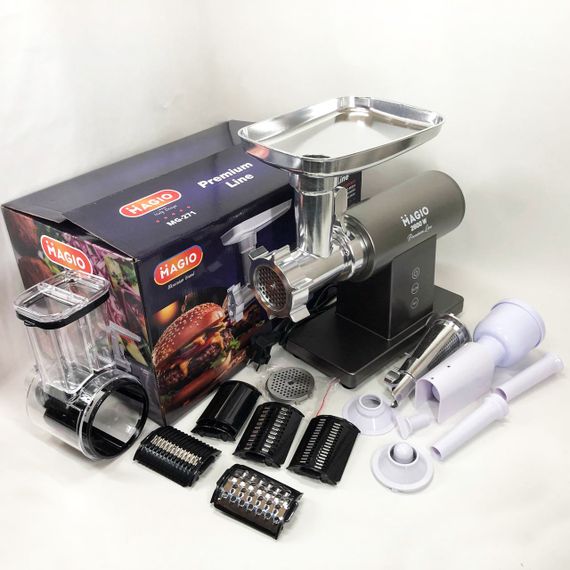 М'ясорубки з реверсом MAGIO MG-271, М'ясорубки для ресторанів Електрична універсальна 'ясорубка VU-60 | Зображення 1