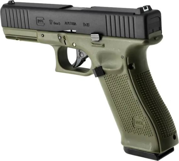 Пістолет пневматичний Umarex Glock 17 Gen5 Blowback CO2 кал 4,5 мм BB Green | Зображення 4