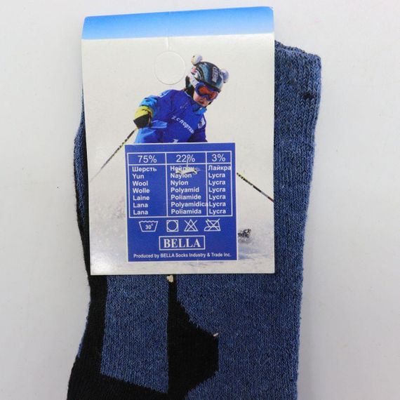 Дитячі шкарпетки шерстяні Termo Socks, 5-7 розмір, 1 пара / Зимові шкарпетки для дитини / Термошкарпетки для дітей | Зображення 4
