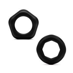 Набір ерекційних кілець Joy Rings колір: чорний So Divine (Велика Британія)