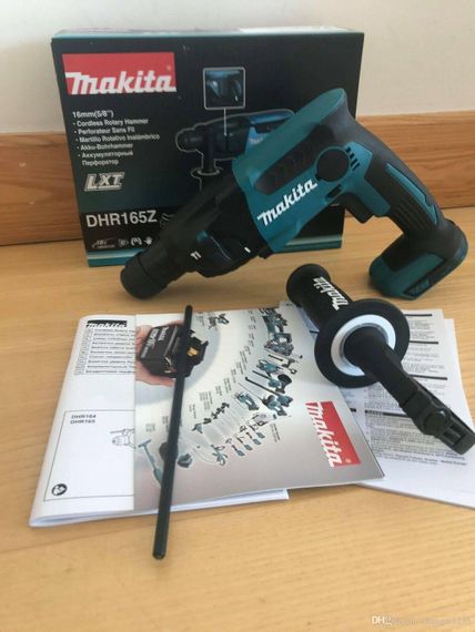 Перфоратор аккумуляторный Makita DHR165Z (LXT, 1.3 Дж, SDS-PLUS, без аккумуляторов и зарядного устройства) | Зображення 7