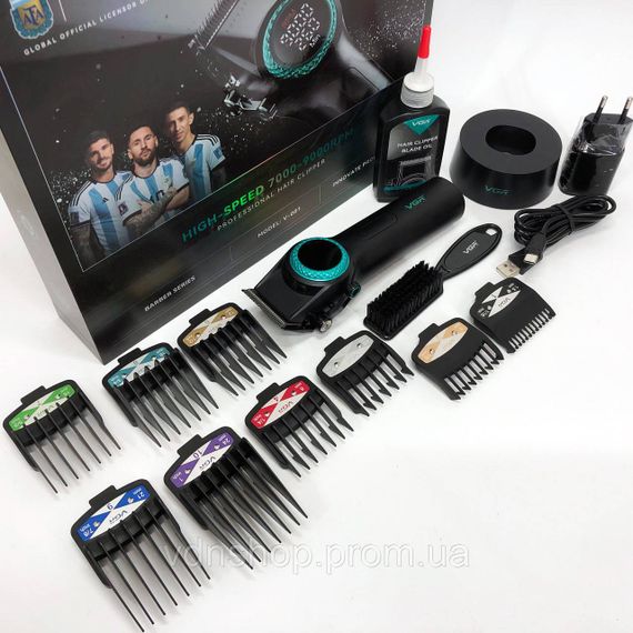 Електронна машинка для стрижки VGR V-001, Класна машинка для стрижки волосся Набір машинок WO-25 | Зображення 7