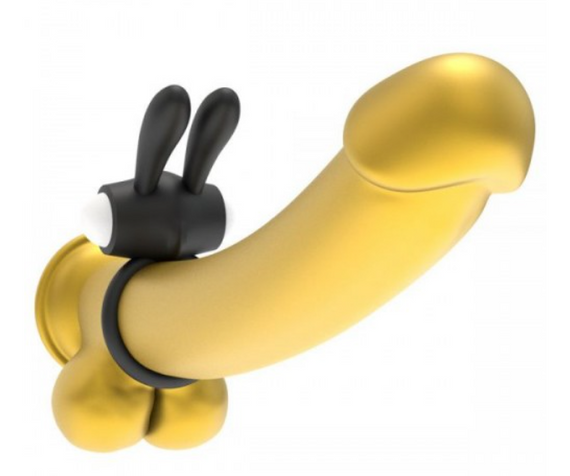 Ерекційне віброкольцо Power Clit Cockring, Black Sex Aura | Зображення 2