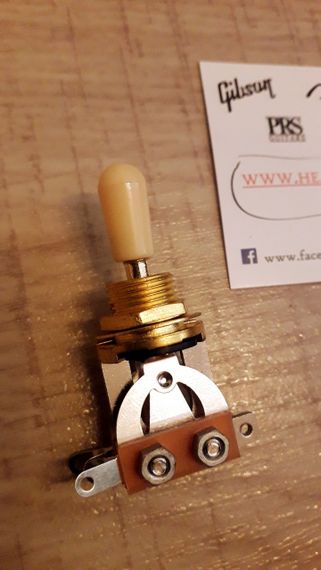 Перемикач тумблер switch для гітари електрогітари Gibson LP Les Paul SG ES gold беж | Зображення 2