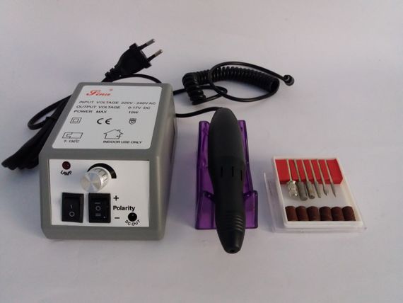 Хороший фрезер Beauty nail DM-14/2000 / Фрезер для маникюра для начинающих / Фрезер ручной OW-673 для маникюра