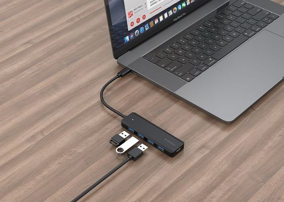 Хаб Gembird UHB-CM-U3P4P-01 на 4 порти USB 3.1 | Зображення 2