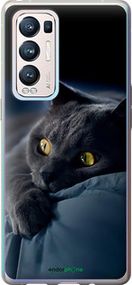 Чохол на Oppo Reno5 Pro Plus Димчастий кіт "825u-2243-2448"