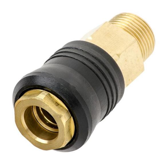 Швидкороз'ємне з'єднання із зовнішньою різьбою 3/8 ", латунь INTERTOOL PT-1819 | Зображення 2