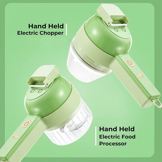 Ручний електричний різак для овочів 4 в 1 Food Chopper Catling, бренд: XPRO. (42595-_168) | Зображення 2