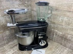 Кухонний комбайн 3 в 1 Rainberg RB-8080 Тістоміс / М'ясорубка / Блендер / Планетарний міксер 4200В