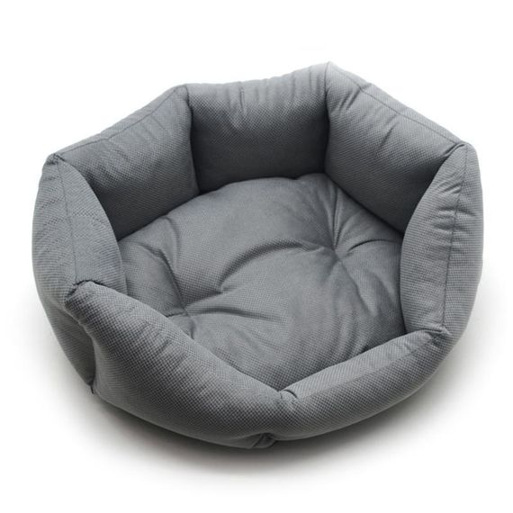Лежак для собак і кішок Zoo-hunt Боббі сірий №4 55х80х21 см