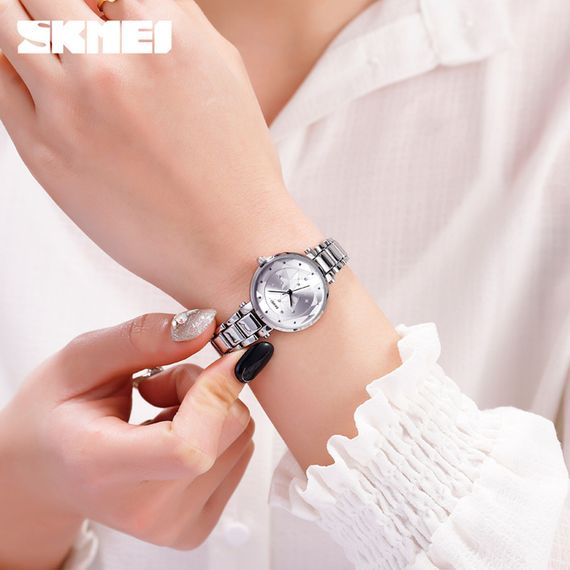 Жіночий годинник Skmei 1411SI Silver | Зображення 2
