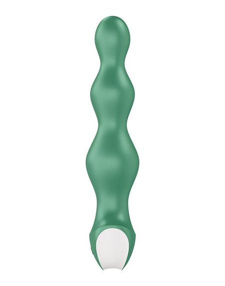 Анальный стимулятор-бусины с двумя моторами Satisfyer Lolli-Plug 2 Green | Зображення 3