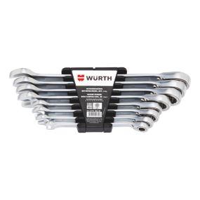 Набір комбінованих ключів Wurth з тріскачкою та перемикачем 8шт Zebra