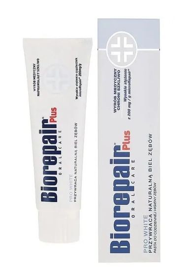 Професійна зубна паста Biorepair PLUS «PRO White», 75 ml